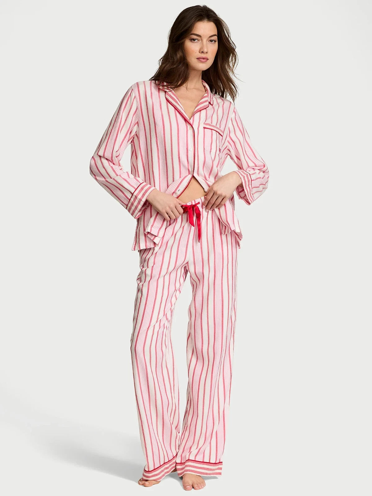 VICTORIA'S SECRET Flannel Long PJ 2-pc Set XS, S, M, L, XL Reg, Long, Short NEW