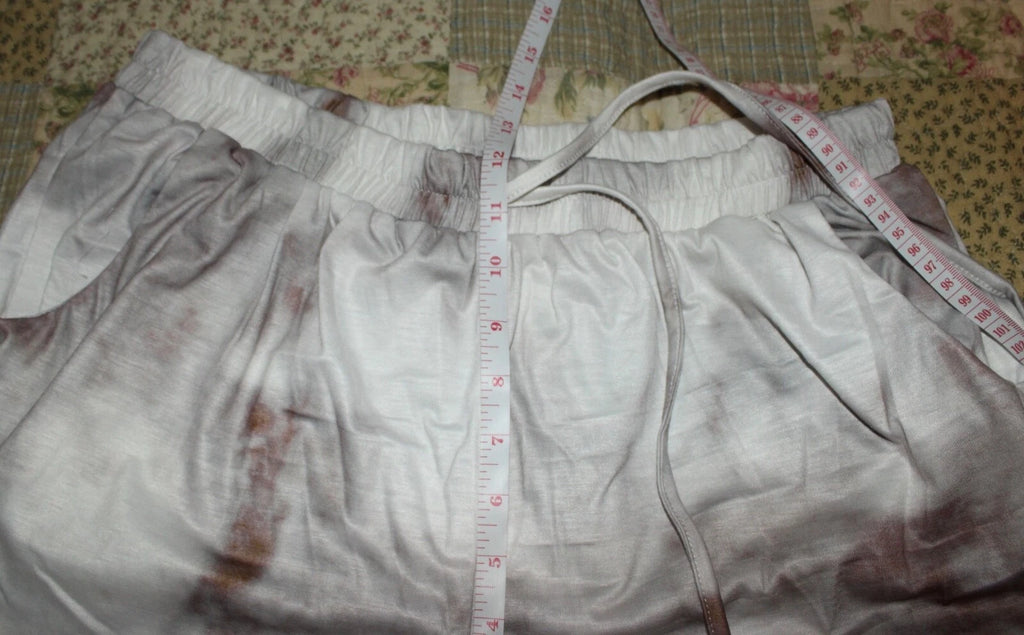 XL NWOT Women's Romantic Hut Salmon Tie Dye Jogger & LS Crew Neck Top Lounge SET