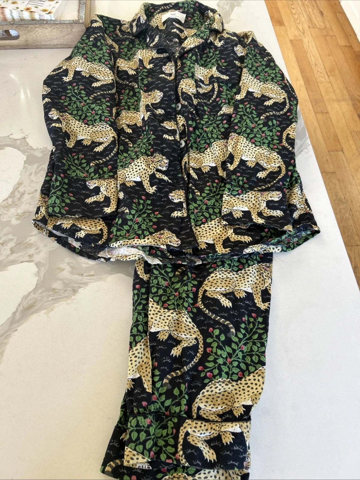 Long PJ Set in Bagheera Size Small