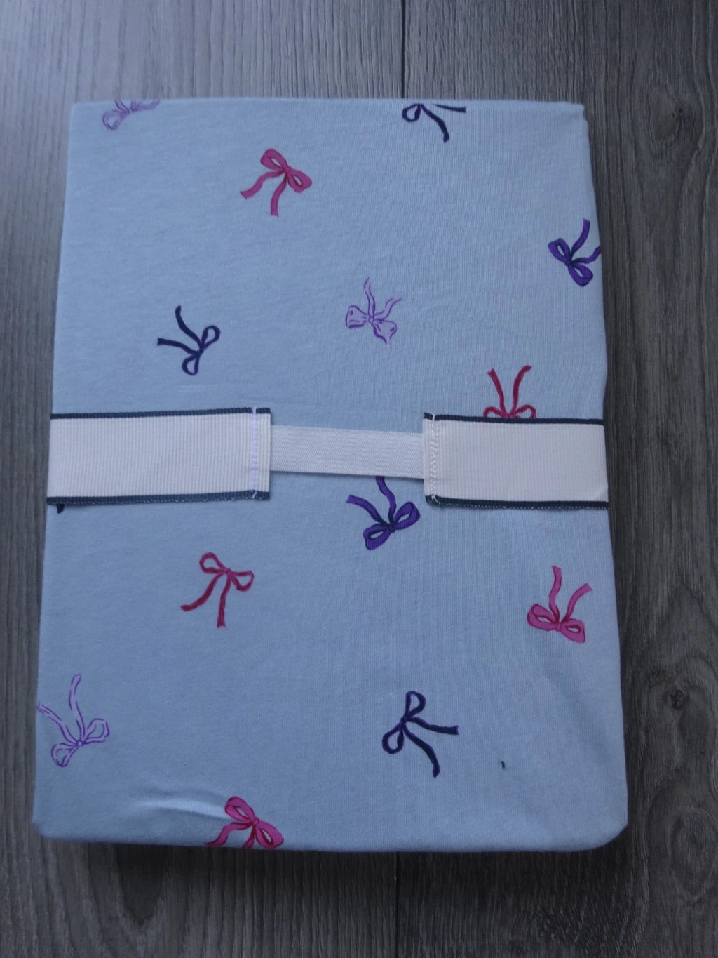 M&S MARKS & SPENCER BLUE MIX COTTON SHORT SLEEVE PYJAMA SET SIZE S UK SIZE 8-10