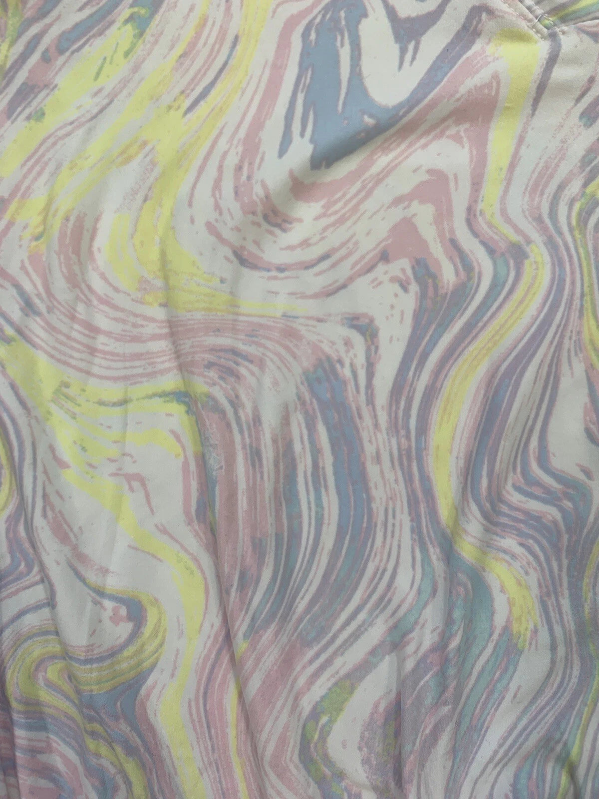 NWT Derek Heart Women’s L Marbled White 2pc Activewear/Sleepwear Pajamas Lounge