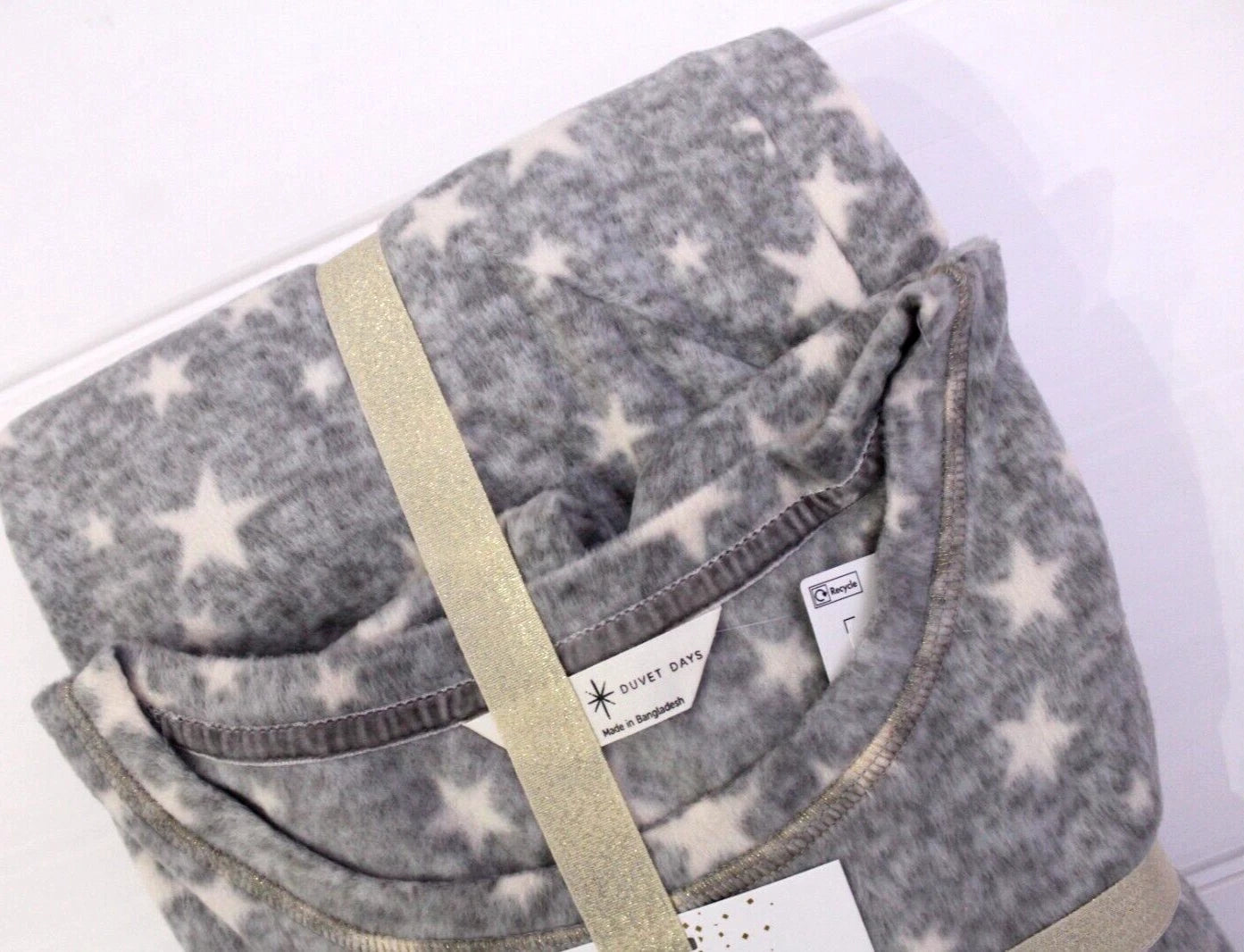 M & S Ladies Supersoft Fleece Pyjamas Long Sleeve Cuff Leg Warm Cosy Loungewear