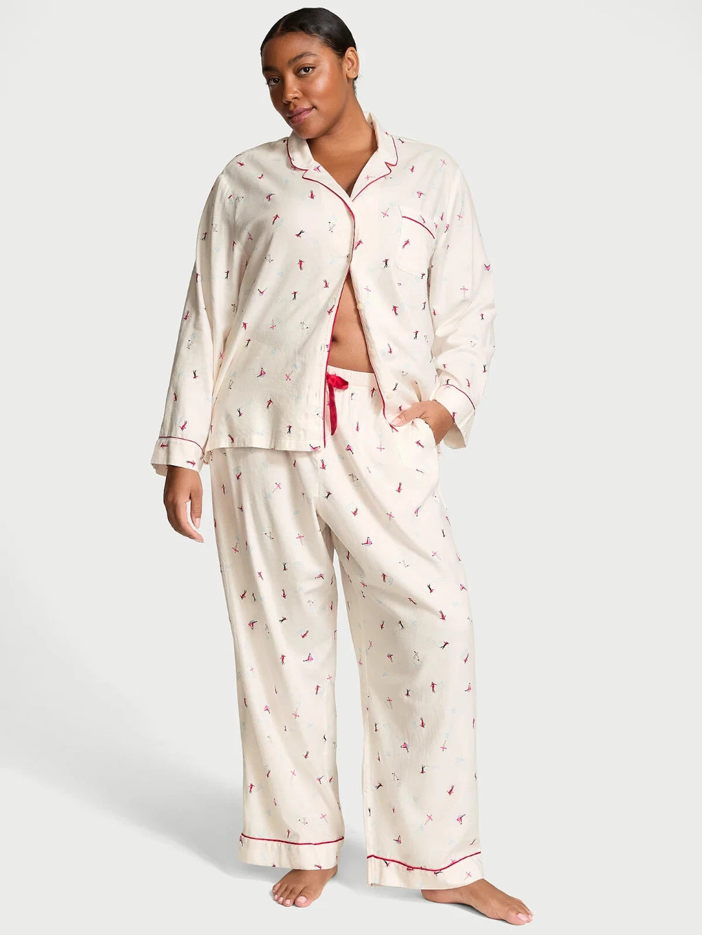 VICTORIA'S SECRET Flannel Long PJ 2-pc Set XS, S, M, L, XL Reg, Long, Short NEW