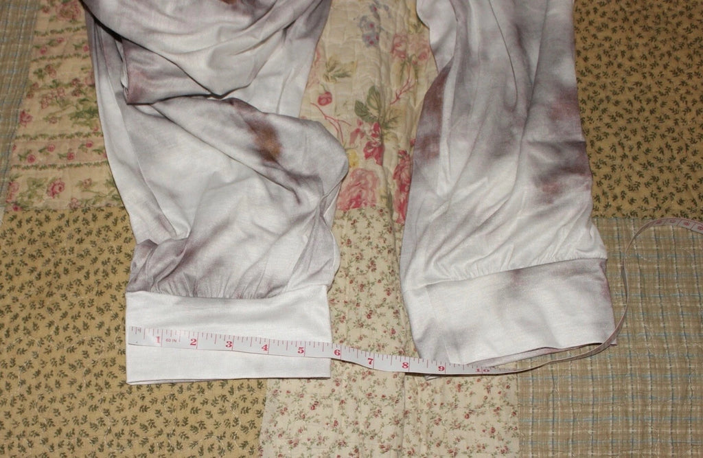 XL NWOT Women's Romantic Hut Salmon Tie Dye Jogger & LS Crew Neck Top Lounge SET