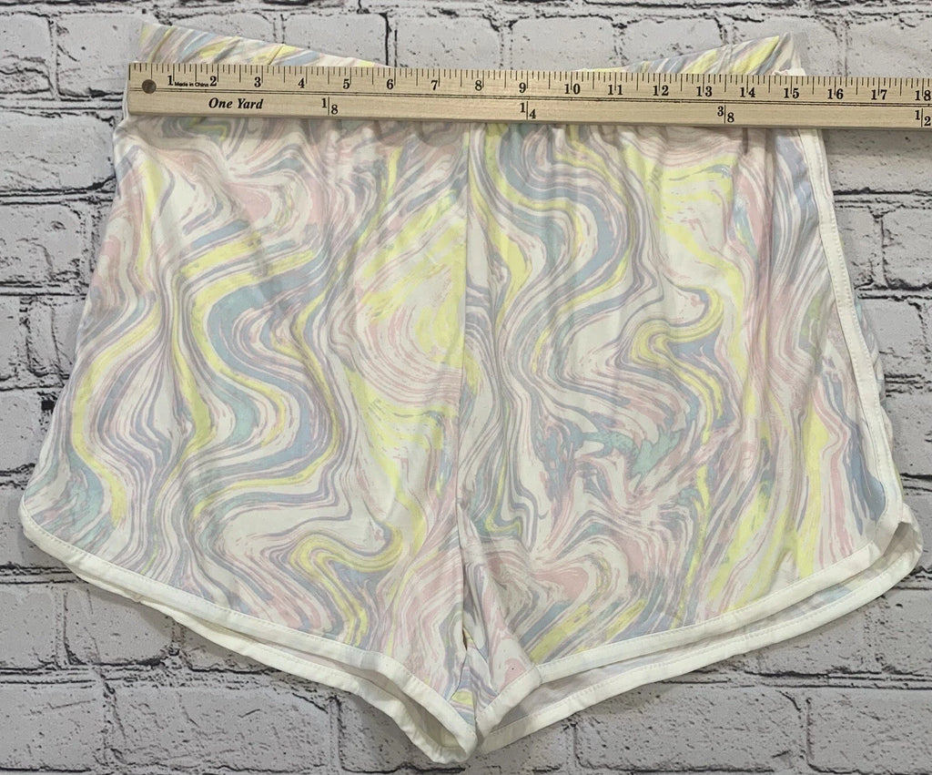 NWT Derek Heart Women’s L Marbled White 2pc Activewear/Sleepwear Pajamas Lounge