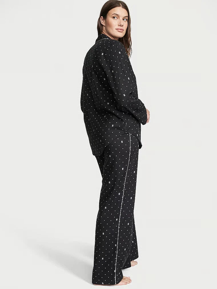 VICTORIA'S SECRET Flannel Long PJ 2-pc Set Many Sizes XS,S,M,L,XL Reg,Long,Short