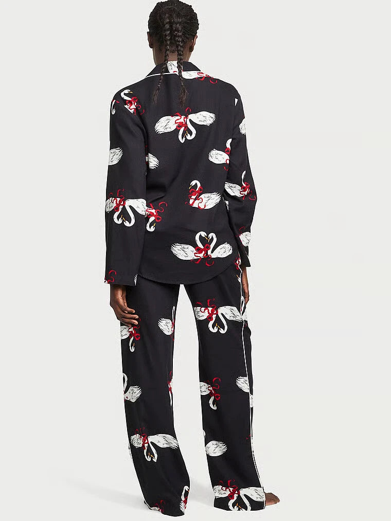 VICTORIA'S SECRET Flannel Long PJ 2-pc Set Many Sizes XS,S,M,L,XL Reg,Long,Short