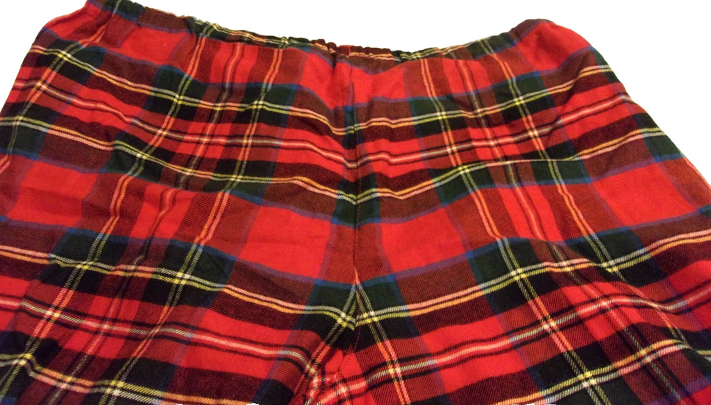 Ralph Lauren Black Label Pajama Set Red Plaid Size Large Soft Cotton Viscose New