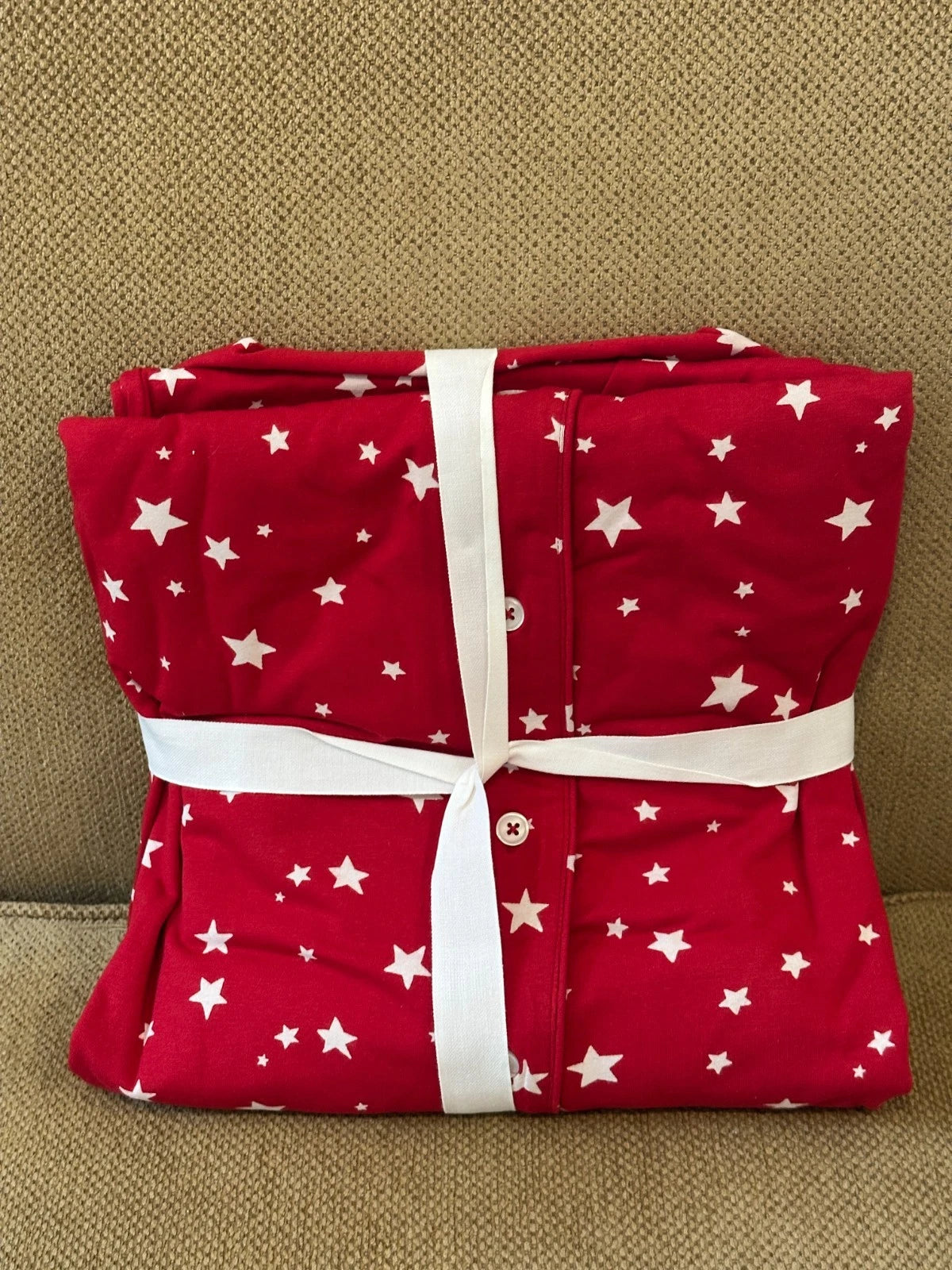 Pottery barn kids ADULT XL  STARRY SKIES SILKY Pajama set  New w/tags $79