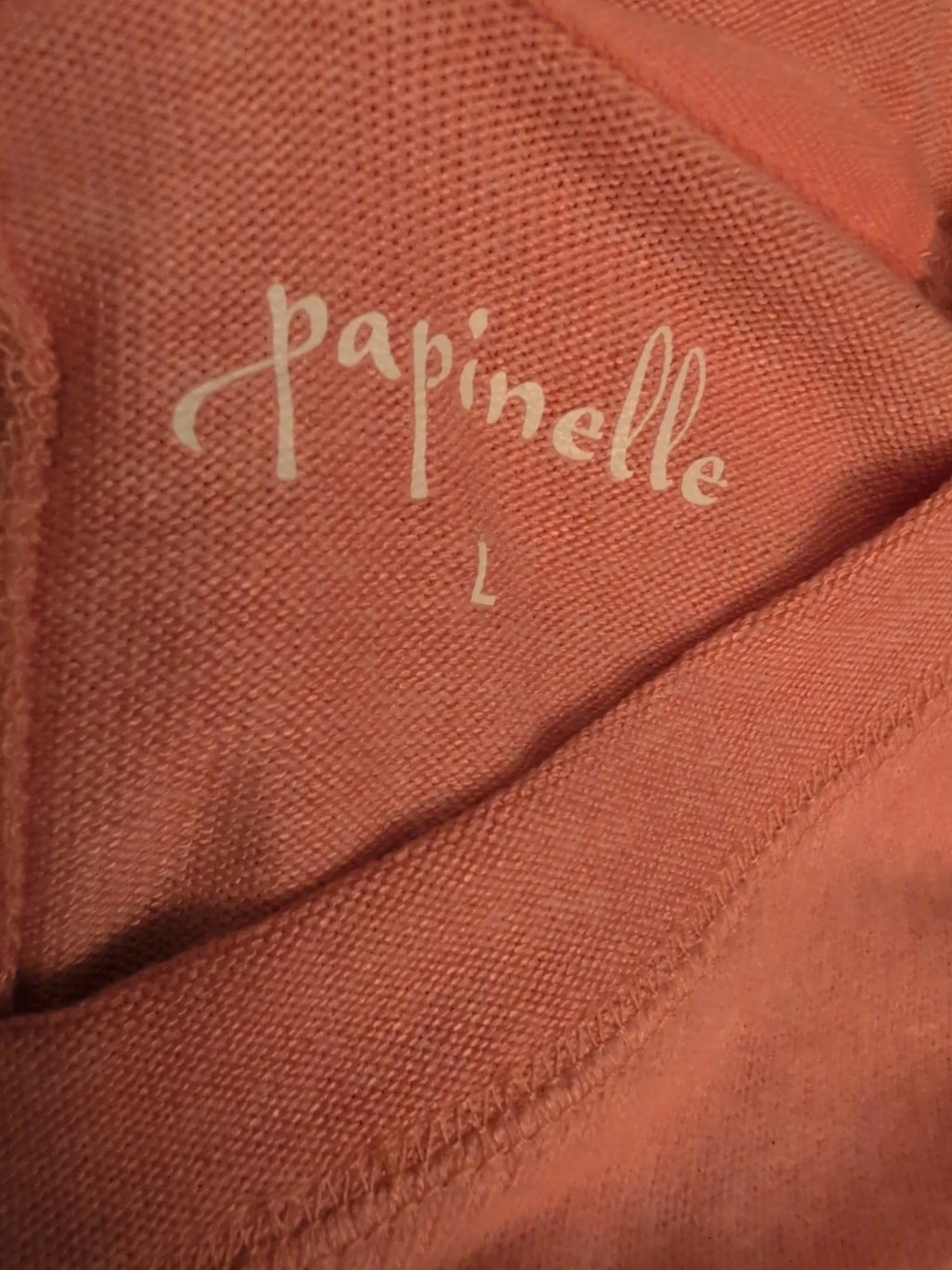 Papinelle Loungeware Pajama Set Size L Soft And Comfy Quiet Luxury Y2K NWT