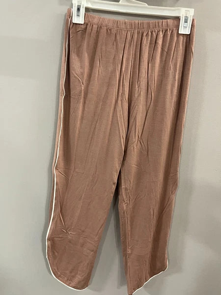 2pc Stars Above Womens Notch Collar Pajama Set, Lumbrook Mauve Size XS