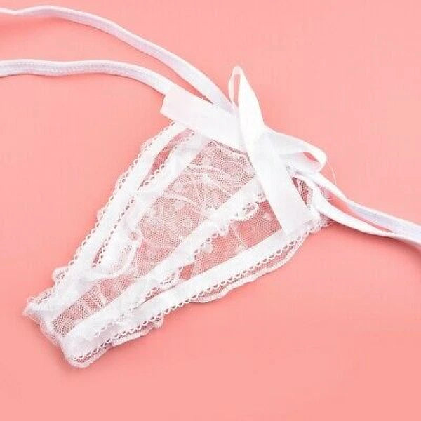 Lingerie Sleepwear Bandeau Underwear Club Nightwear Ruffle See Through