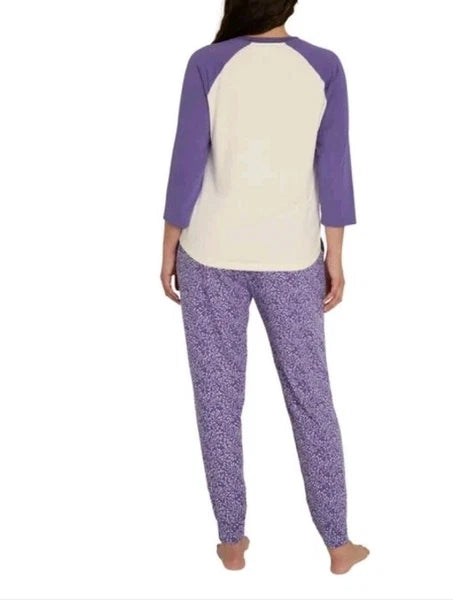 Eddie Bauer Purple Size Large 2-Piece Ultra Soft Pajama Set NWT 💜