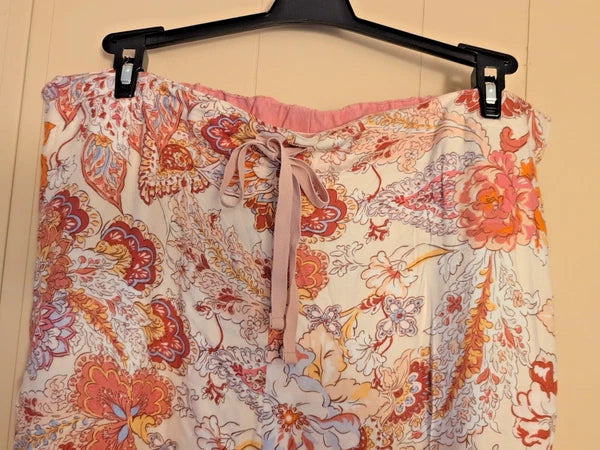 Papinelle Loungeware Pajama Set Size L Soft And Comfy Quiet Luxury Y2K NWT