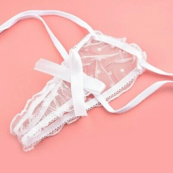 Lingerie Sleepwear Bandeau Underwear Club Nightwear Ruffle See Through