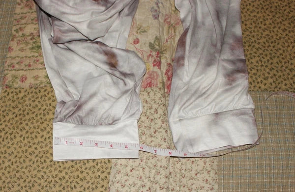 XL NWOT Women's Romantic Hut Salmon Tie Dye Jogger & LS Crew Neck Top Lounge SET