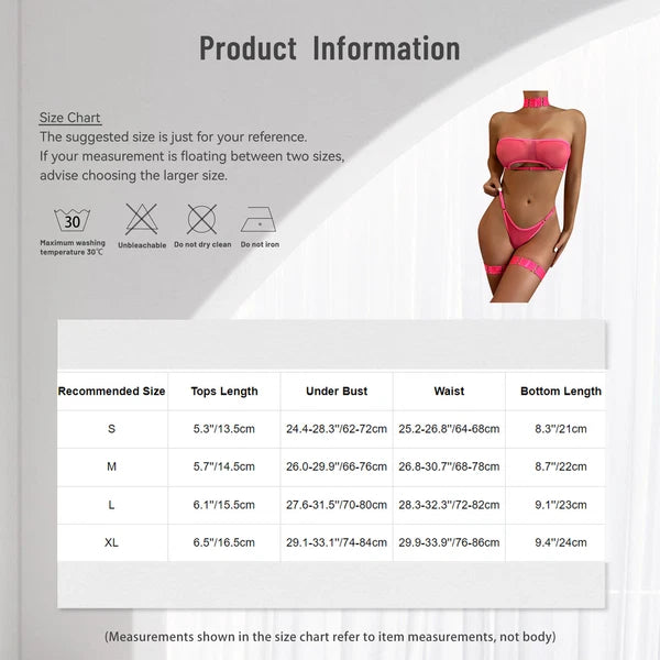 Womens Lingerie Set Party Nightwear Transparent Sleepwear Sheer Underwear Sexy