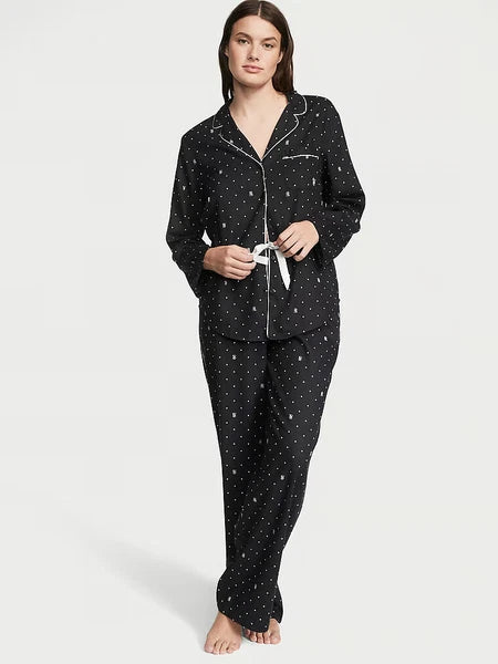 VICTORIA'S SECRET Flannel Long PJ 2-pc Set Many Sizes XS,S,M,L,XL Reg,Long,Short