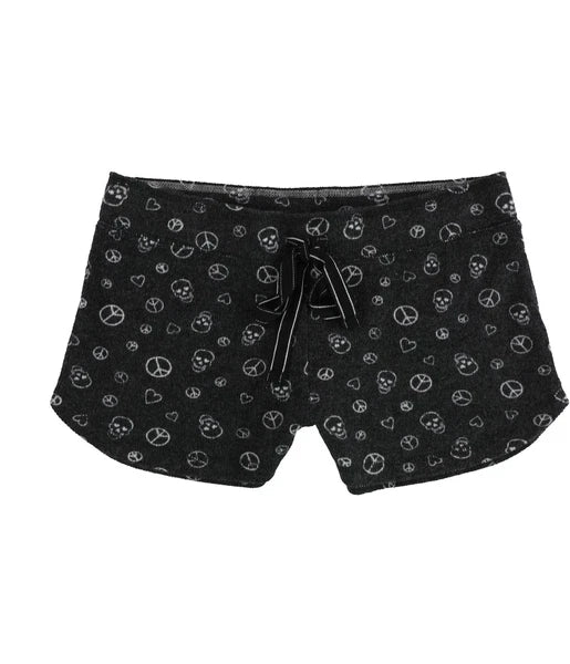 P.J. Salvage Womens Peace And Love Pajama Shorts