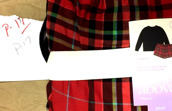 Women's XL  Stars Above 3 Piece Pajama Set               (P-17)