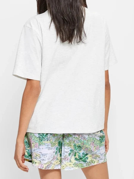 LADIES size M / 12 Summertime Dreaming grey marle pyjamas Target Medium NEW A560