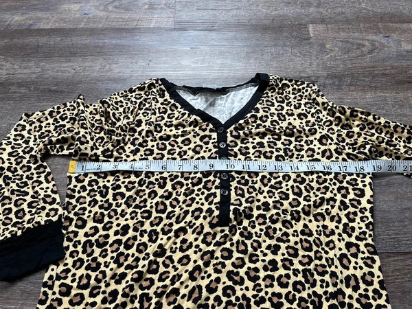 Venus Womens 2 Piece Animal Print Pajama Set Size Medium K8
