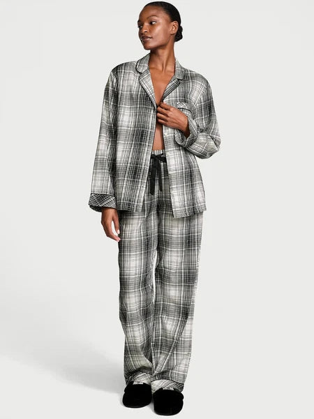 VICTORIA'S SECRET Flannel Long PJ 2-pc Set XS, S, M, L, XL Reg, Long, Short NEW