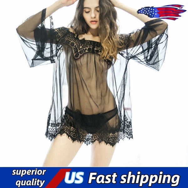 Women's sexy lace underwear pajamas doll underwear pants dress