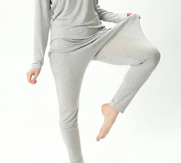 Winter Women Pajamas Set 7XL Oversized High Stretch Modal Home Clothes Underwear