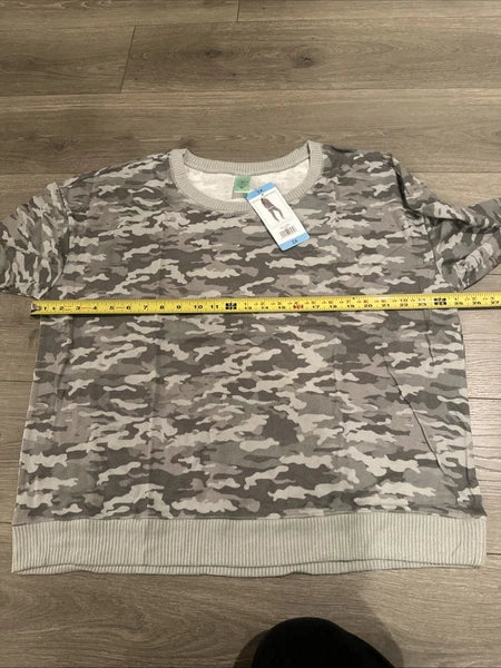 Honeydew Women's 2-Pc Super Soft Printed Soft Pajama Lounge Set  3X Camo 1612604