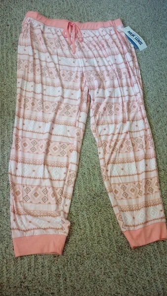 Muk Luks Dream Knit Pajamas/Loungewear Shirt/Pant Set Size 1X Super Soft Jogger