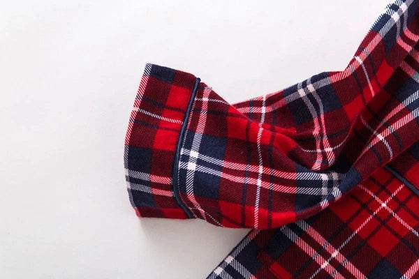 Womens 100% Cotton Pajamas Set Flannel Printed Button Nightwear Loungewear 12-24