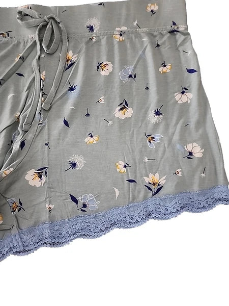 Honeydew Intimates ~ EXTRA LARGE (XL) ~ 2-Piece Pajama Short Set ~ CLOVER FLORAL