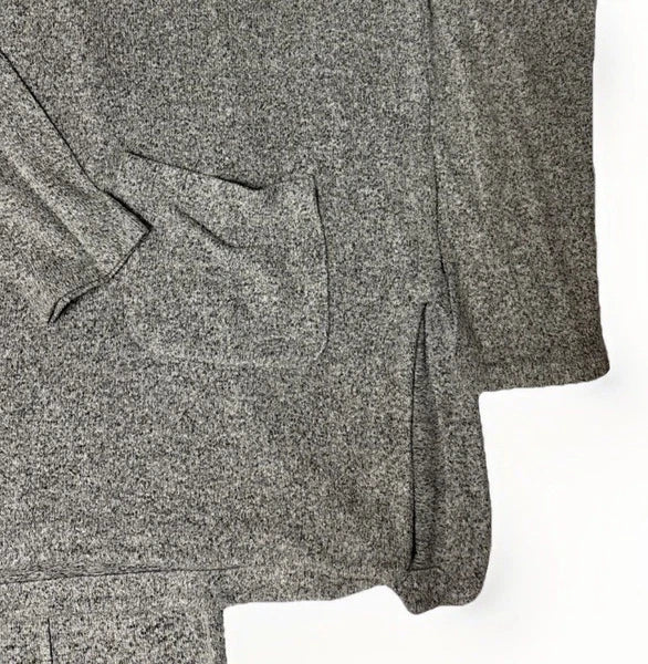 Lou & Grey Women’s Two Piece Grey Loungewear / PJ Top & Bottoms Small
