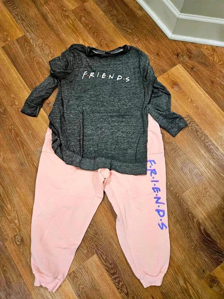 Friends Themed Women's Shirt and Sweatpants PJ Set