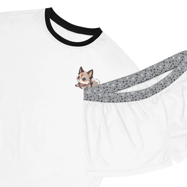 Quailwolf Women's Short Pajama Set (AOP)