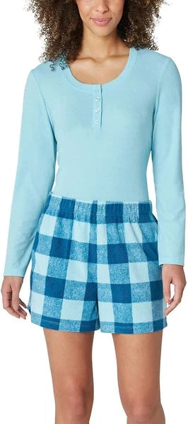 Eddie Bauer Ladies' 3-Piece Waffle Fleece Pajama Set