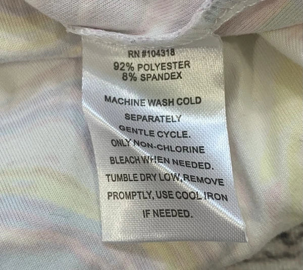 NWT Derek Heart Women’s L Marbled White 2pc Activewear/Sleepwear Pajamas Lounge