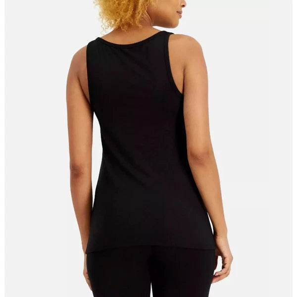 ALFANI WOMENS SIZE SMALL PAJAMAS MODAL SET TANK TOP & LEGGINGS CLASSIC BLACK