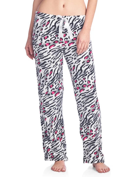 Casual Nights Women's Plush Microfleece Pajama Lounge Pants