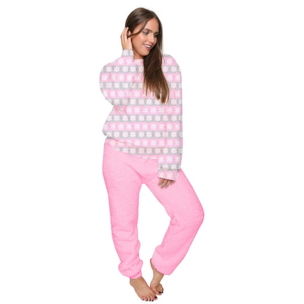 Ladies Womens Pyjamas Set Long Sleeve Top Nightwear LoungeWear Pyjama PJ'S UK