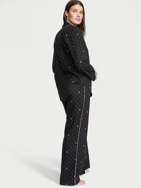 VICTORIA'S SECRET Flannel Long PJ 2-pc Set Many Sizes XS,S,M,L,XL Reg,Long,Short