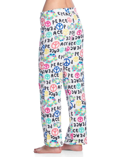 Casual Nights Women's Plush Microfleece Pajama Lounge Pants