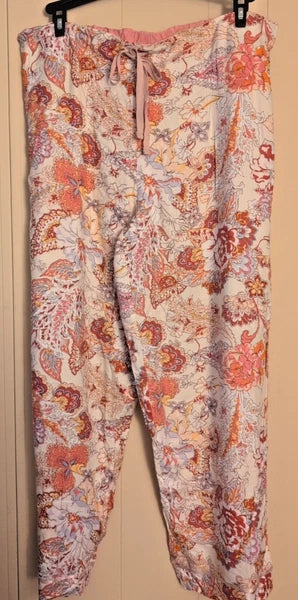 Papinelle Loungeware Pajama Set Size L Soft And Comfy Quiet Luxury Y2K NWT