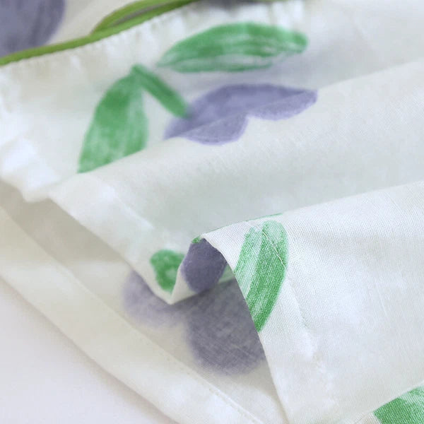 Women Pajamas Set 100% Cotton Printed Sleepwear Casual Nightwear Home Wear