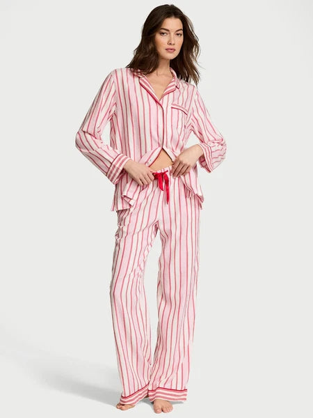 VICTORIA'S SECRET Flannel Long PJ 2-pc Set XS, S, M, L, XL Reg, Long, Short NEW