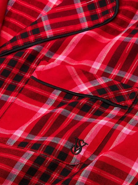 VICTORIA'S SECRET Flannel Long PJ 2-pc Set XS, S, M, L, XL Reg, Long, Short NEW