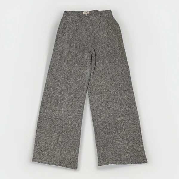 Lou & Grey Women’s Two Piece Grey Loungewear / PJ Top & Bottoms Small