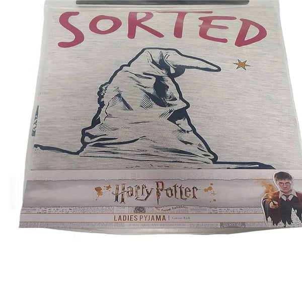 Harry Potter Hogwarts Pyjama Set Women's Sorting Hat PJ's Ladies Nightwear