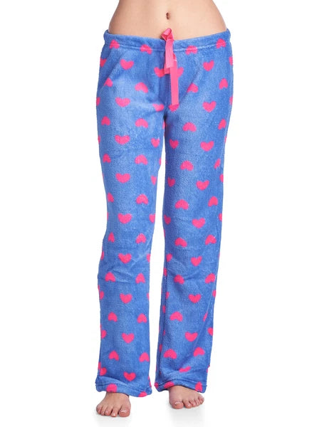 Casual Nights Women's Plush Microfleece Pajama Lounge Pants